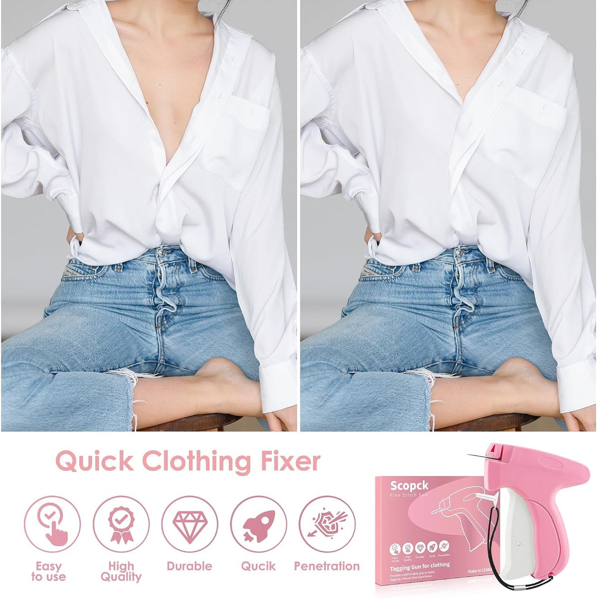 Mini Stitch Gun Clothing Fixer Kit